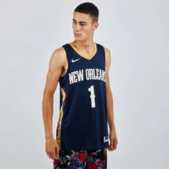 Nike NBA New Orleans Zion Swingman Icon Jersey -Adidas 317136619328