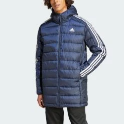Adidas Essentials 3-Stripes Light Down Hooded -Adidas 317451313720 04