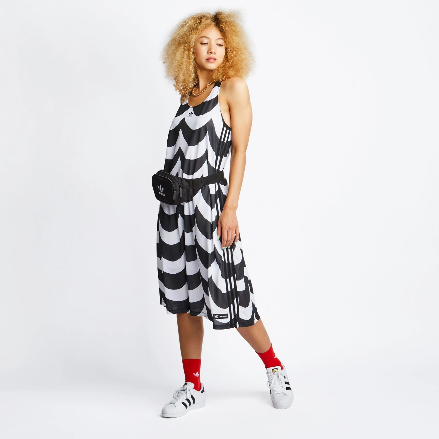 Adidas Marimekko Midi Tank Dress 6 Adidas Marimekko Midi Tank Dress – Image 4