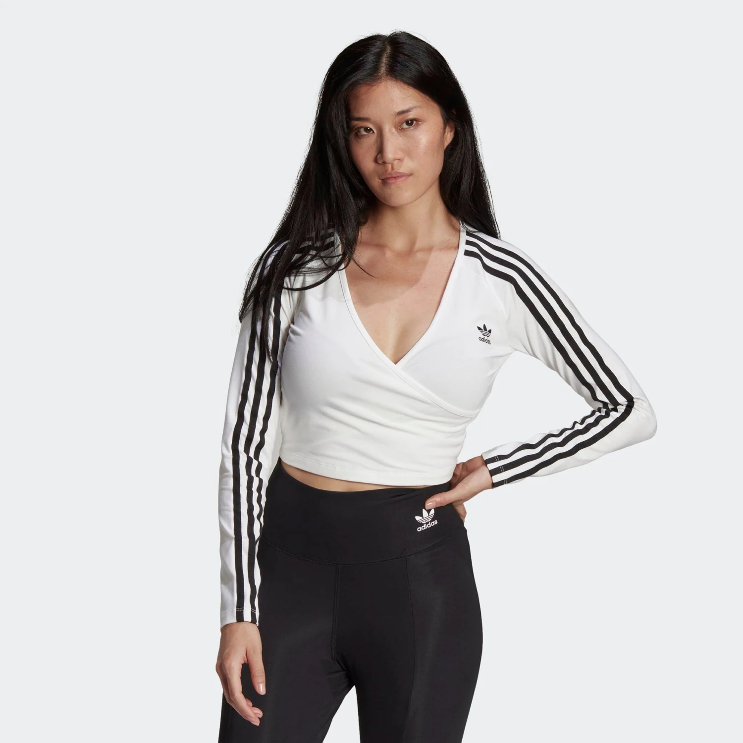 Adidas Adicolor Classics Cropped Long-sleeve Top 3 Adidas Adicolor Classics Cropped Long-sleeve Top