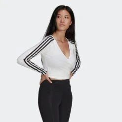 Adidas Adicolor Classics Cropped Long-sleeve Top 11 Adidas Adicolor Classics Cropped Long-sleeve Top -Adidas 317988813910 02