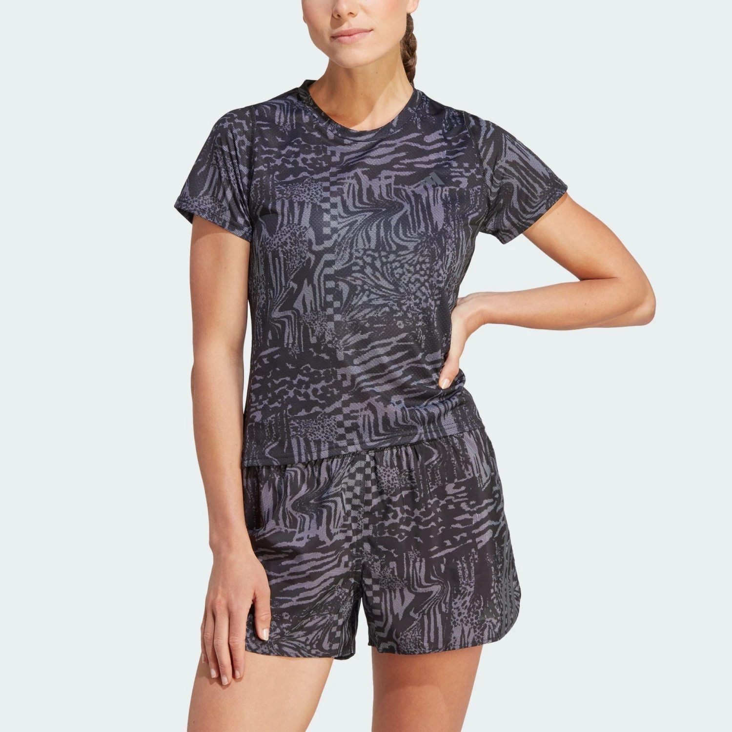 Adidas Run Icons 3 Bar Logo Allover Print 6 Adidas Run Icons 3 Bar Logo Allover Print â Image 4