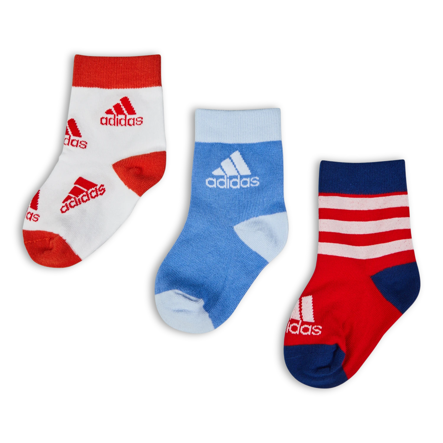 Adidas Kids Mid Ankle 3 Pack 4 Adidas Kids Mid Ankle 3 Pack – Image 2