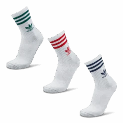 Adidas Mid Cut Crew 3 Pack 7 Adidas Mid Cut Crew 3 Pack -Adidas 319221346310 01