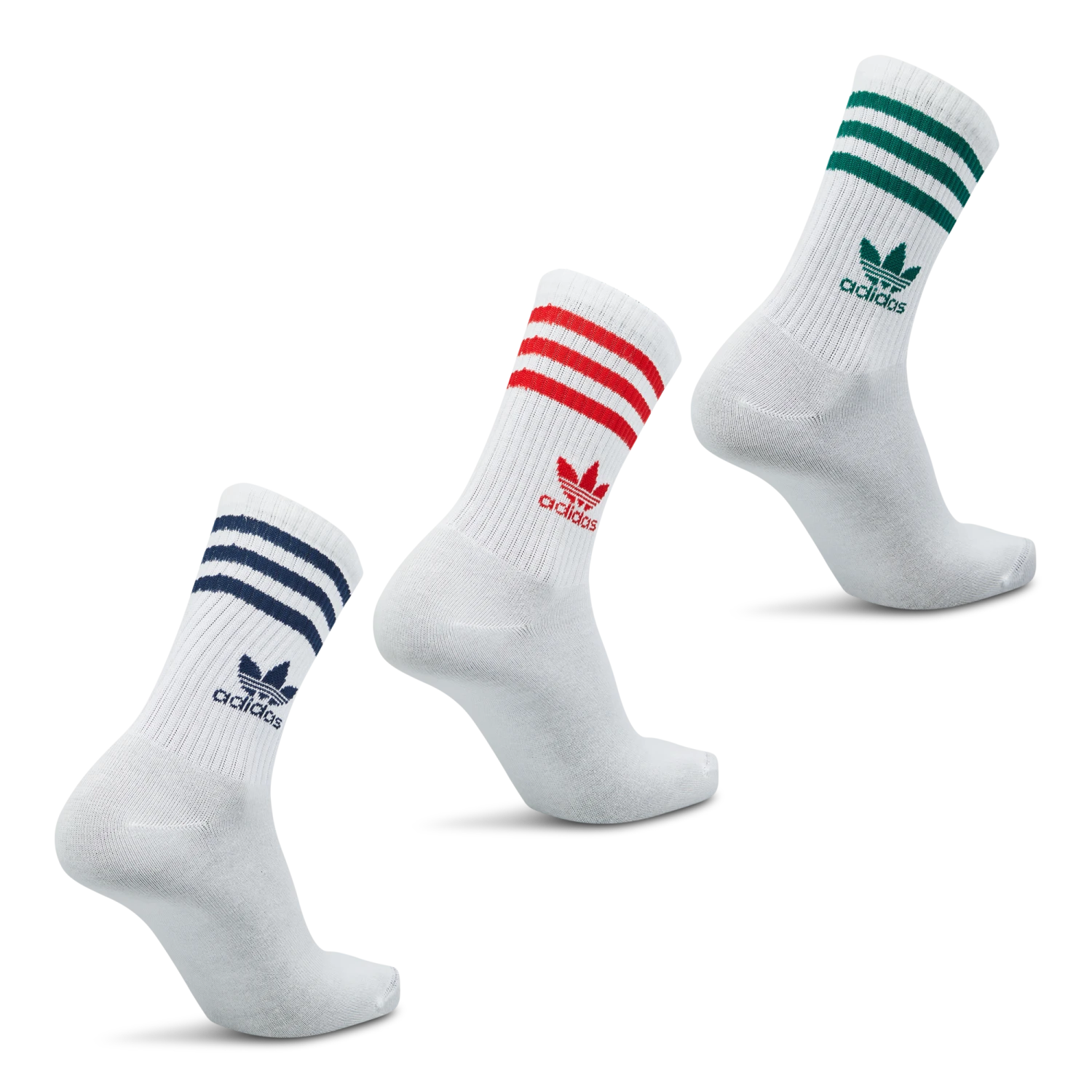 Adidas Mid Cut Crew 3 Pack 3 Adidas Mid Cut Crew 3 Pack